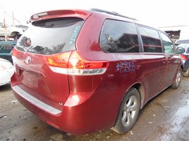 2011 Toyota Sienna LE Burgundy 3.5L AT 2WD #Z23155